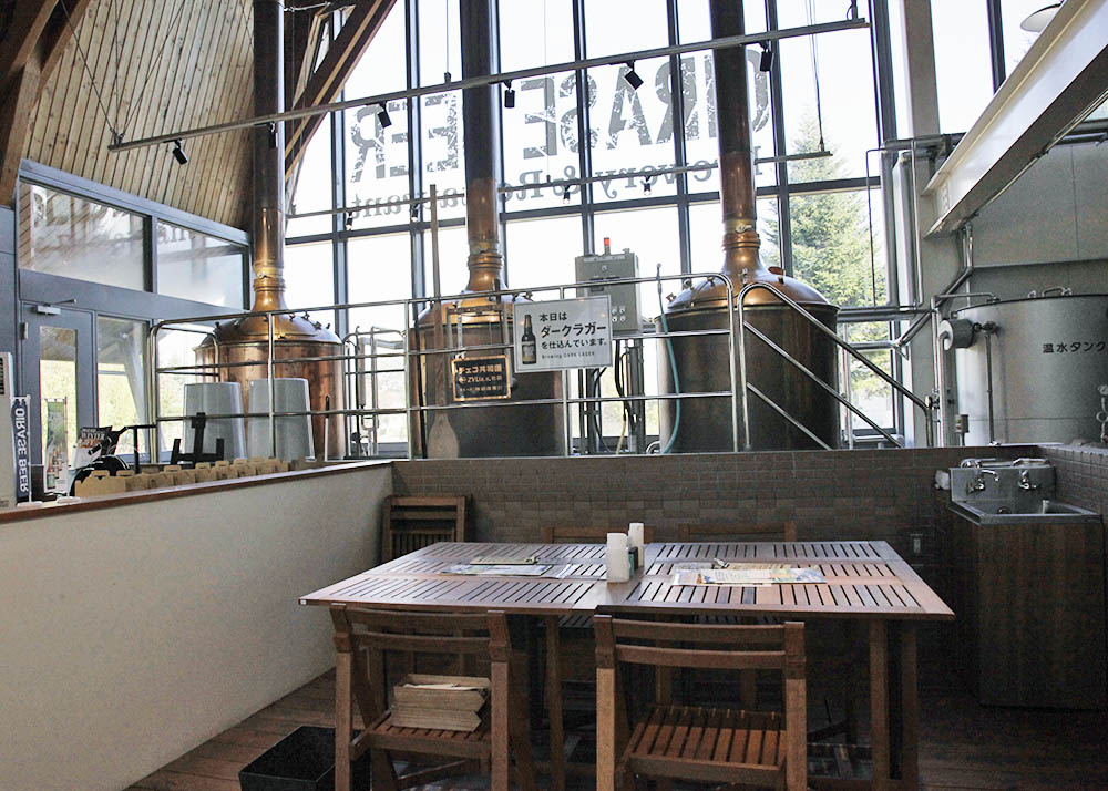 OIRASE BEER Brewery&Restaurantの醸造施設