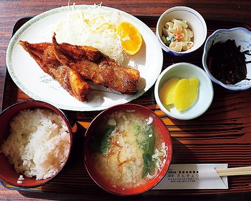 ドンコの唐揚げ定食