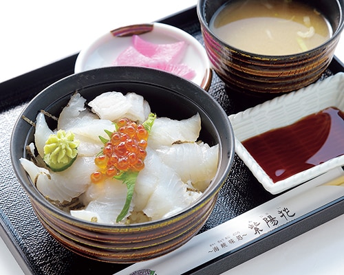 「ミニ竜飛岬マツカワ丼」