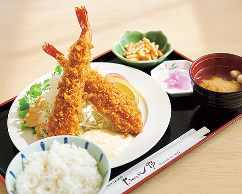 エビフライ定食
