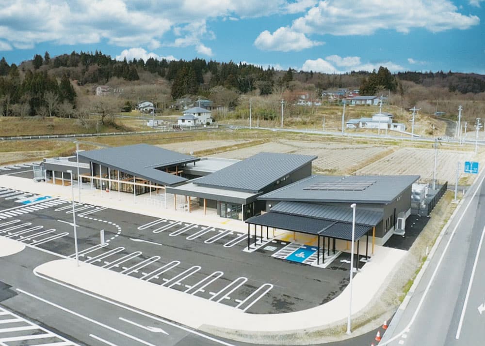 道の駅・だいとうの空撮