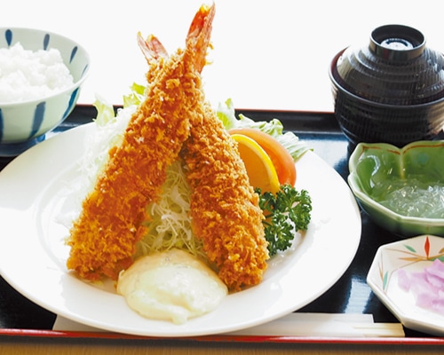 エビフライ定食
