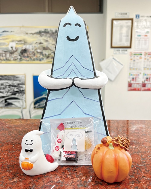 ハロウィンスタンプラリーの様子