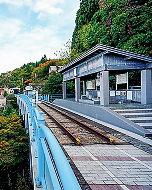 大間鉄道のアーチ橋