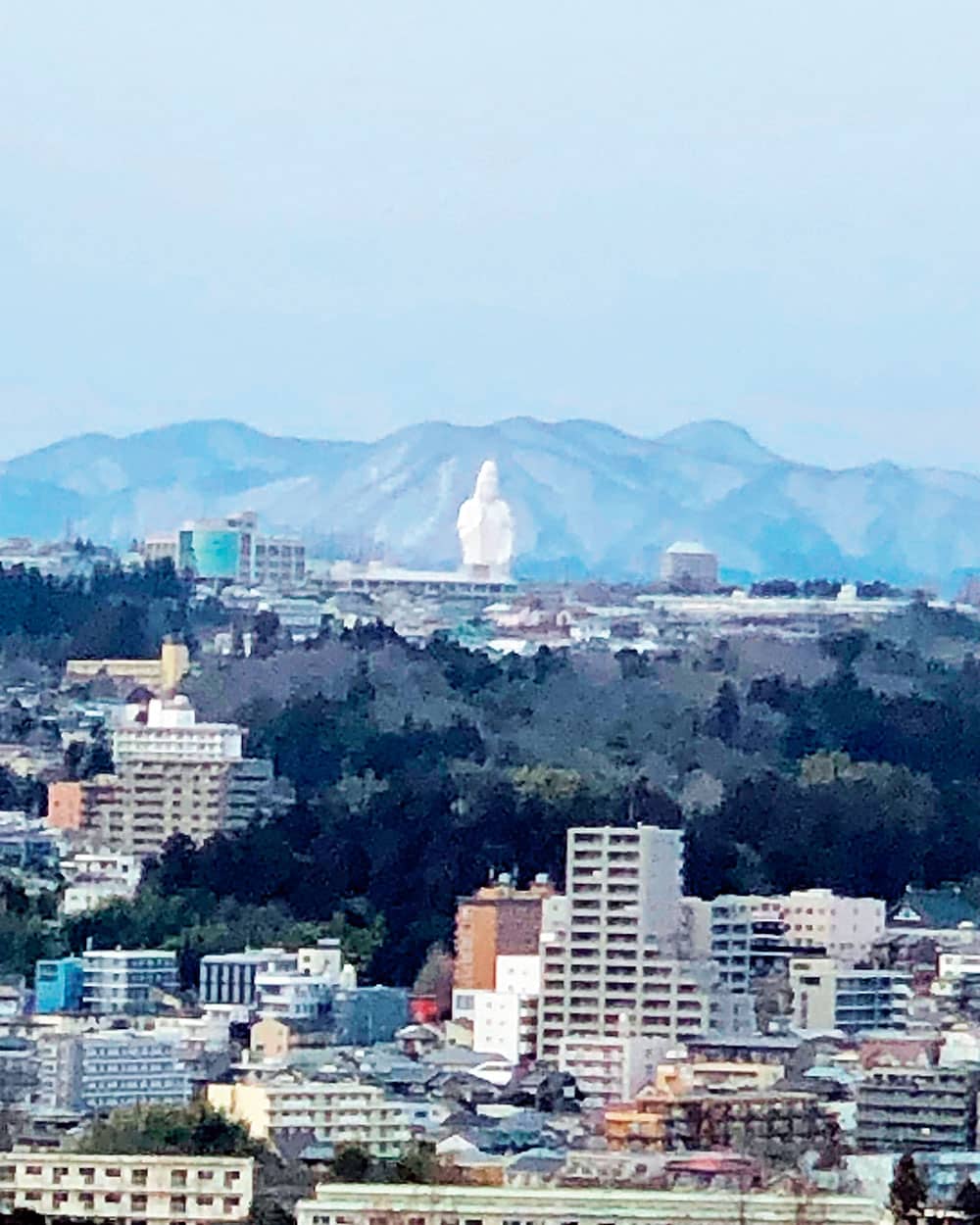 仙台城跡からの眺望