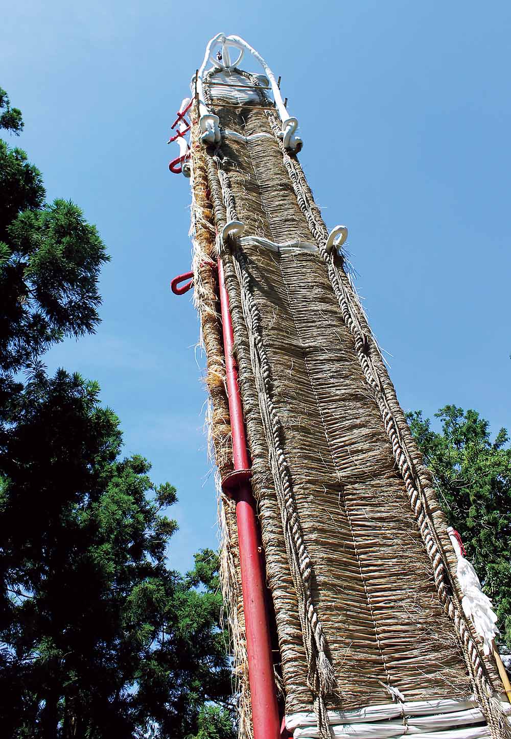 立ち上げた状態の大わらじ