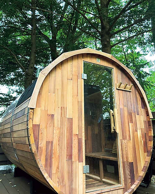 バレルサウナの外観