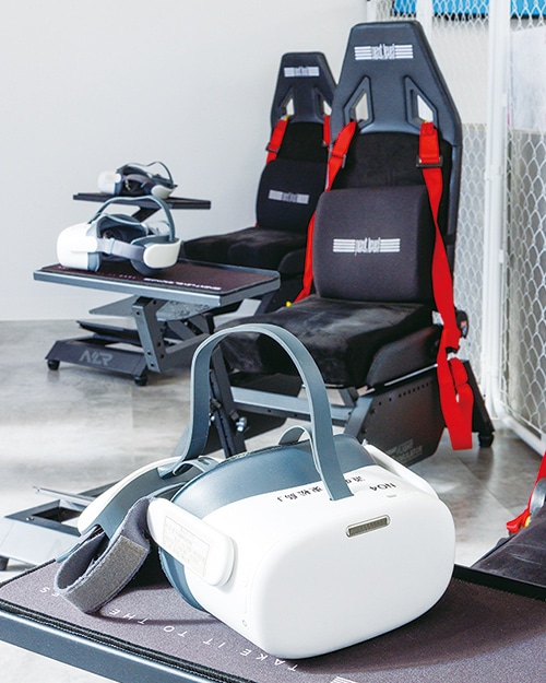 VR体験搭乗の装置