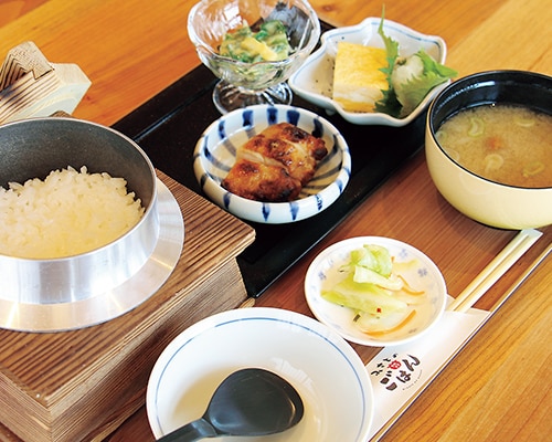 釜炊き銀しゃり御膳