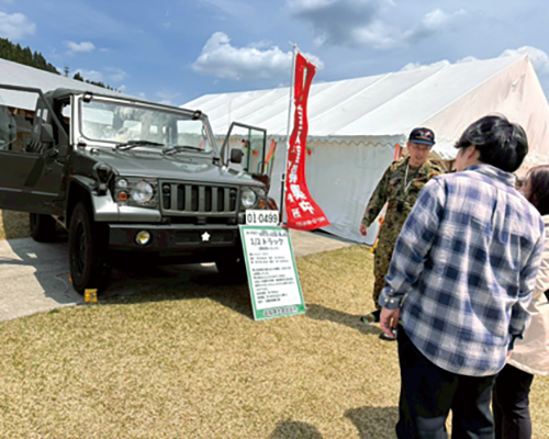はたらく車展示の様子