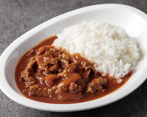 ハヤシライスの調理例