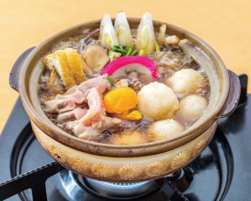 具材たっぷりの「だまこ鍋」