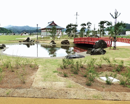 子町の郷公園の全景
