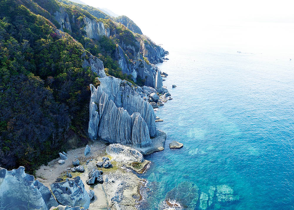 仏ヶ浦の奇岩