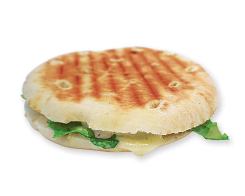チーズを挟んだパニーニ