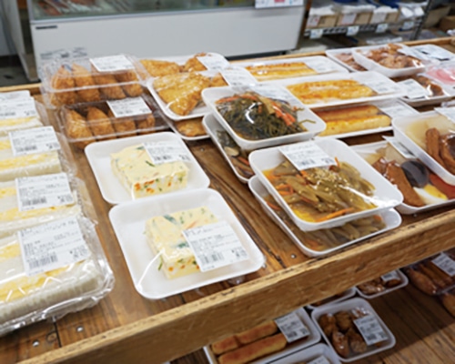 煮物や揚げ物などの手づくり惣菜