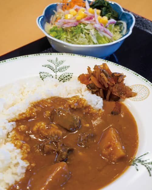 レストランで提供している「熊カレー」