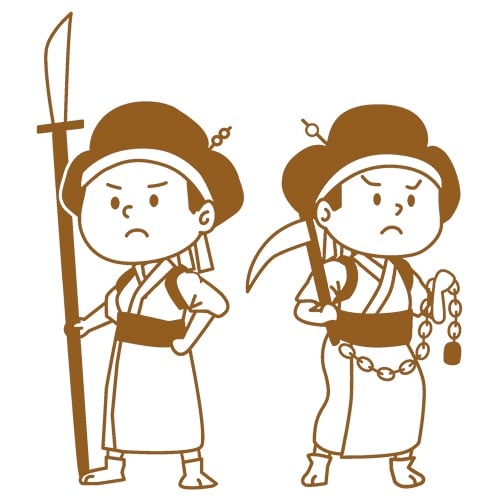 「白石女敵討」のイラスト