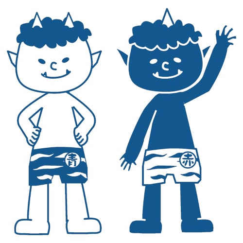 「泣いた赤おに」のイラスト